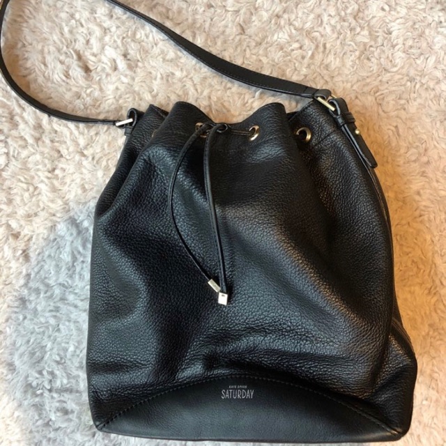 Preloved Kate Spade Saturday Leather Bag Black