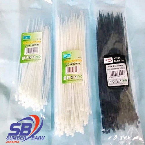 

KABEL TIE TIES SIGMA TALI PENGIKAT TEBAL TERLARIS 10CM KUALITAS TERBAIK SBJ