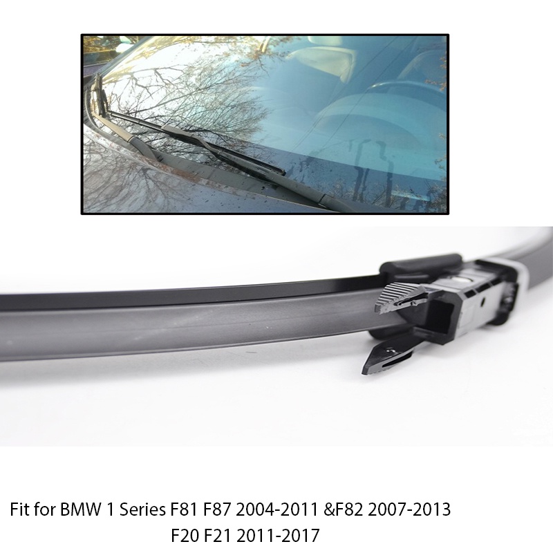 1 Set Karet Wiper Kaca Depan Mobil Untuk BMW F20 F21 E87 E82 E81 BMW 1 Series