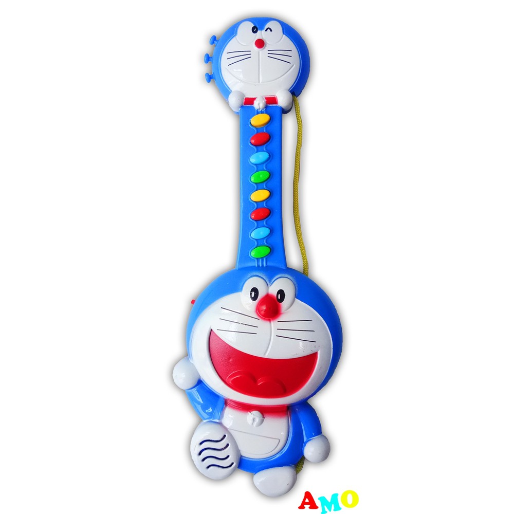 Mainan Anak Edukasi Alat Musik GITAR KARAKTER DORAEMON 1708K- Kado Hadiah Ulang Tahun Edukasi Bayi Usia 1 2 3 4 5 Tahun Anak Laki-laki