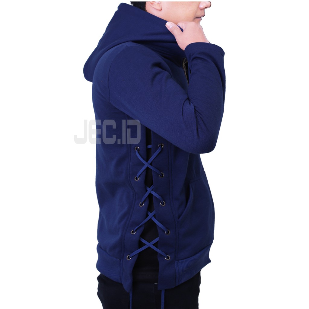 Jaket Hoodie Jec Ropeline Premium Hand Zipper