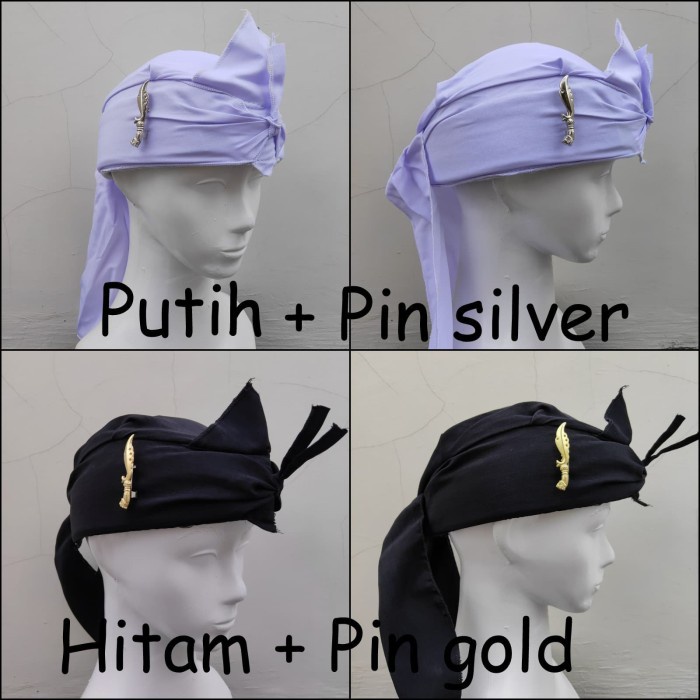 [Pria] Ikat Iket Kepala Tradisional Pin Kujang Blangkon Sunda Ikat-Pin Kj Ful 457Y700