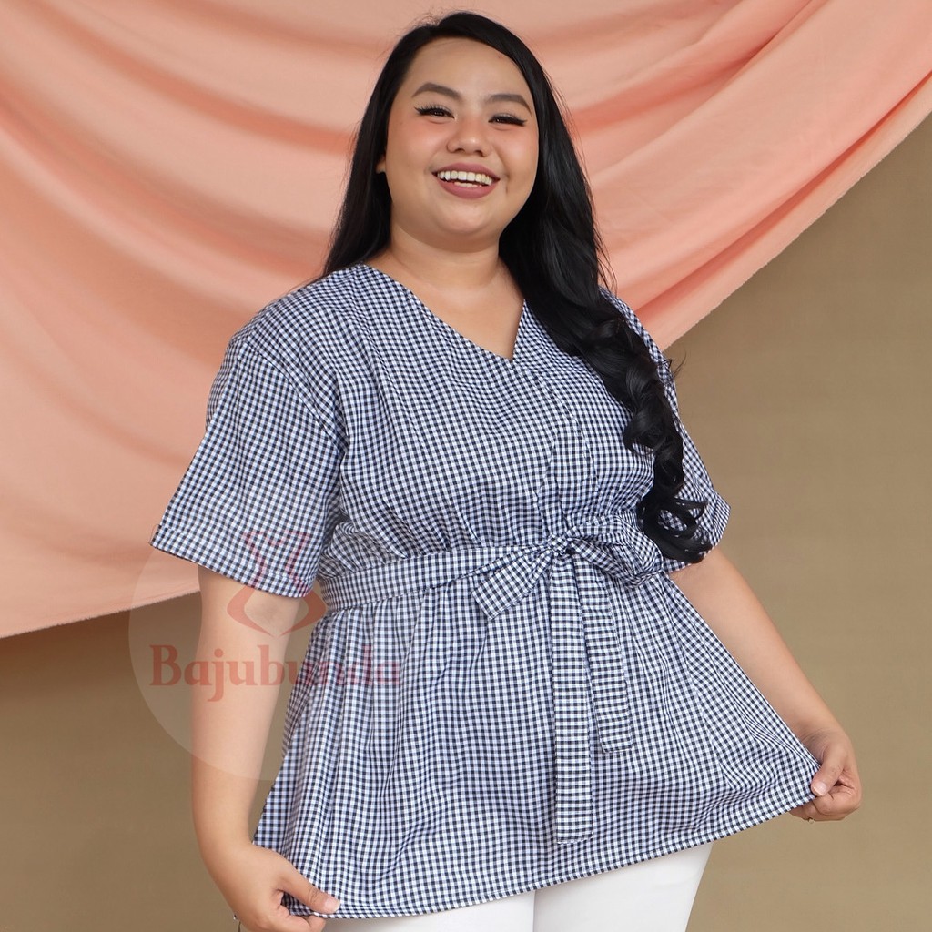 ATASAN BIG SIZE LD 120 WANITA / BLOUSE JUMBO / BAJU WANITA JUMBO / BAJUBUNDA APRILIA-H