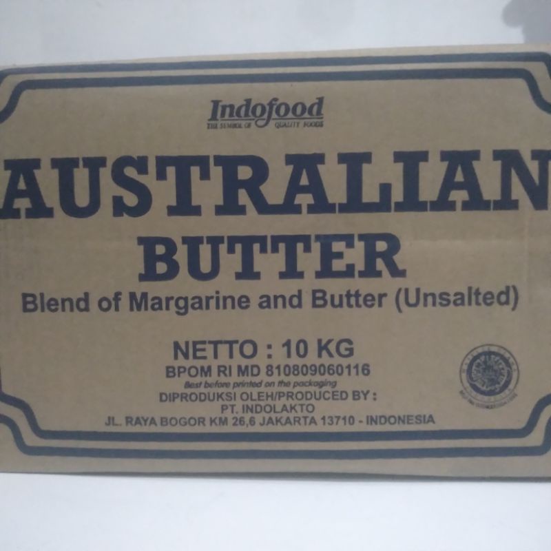 

Australian Unsalted Butter 500gr (Repack)