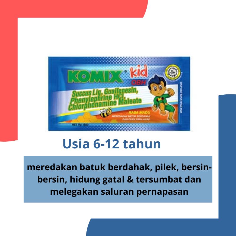 KOMIX KID OBAT BATUK ANAK 5ML PERSACHET