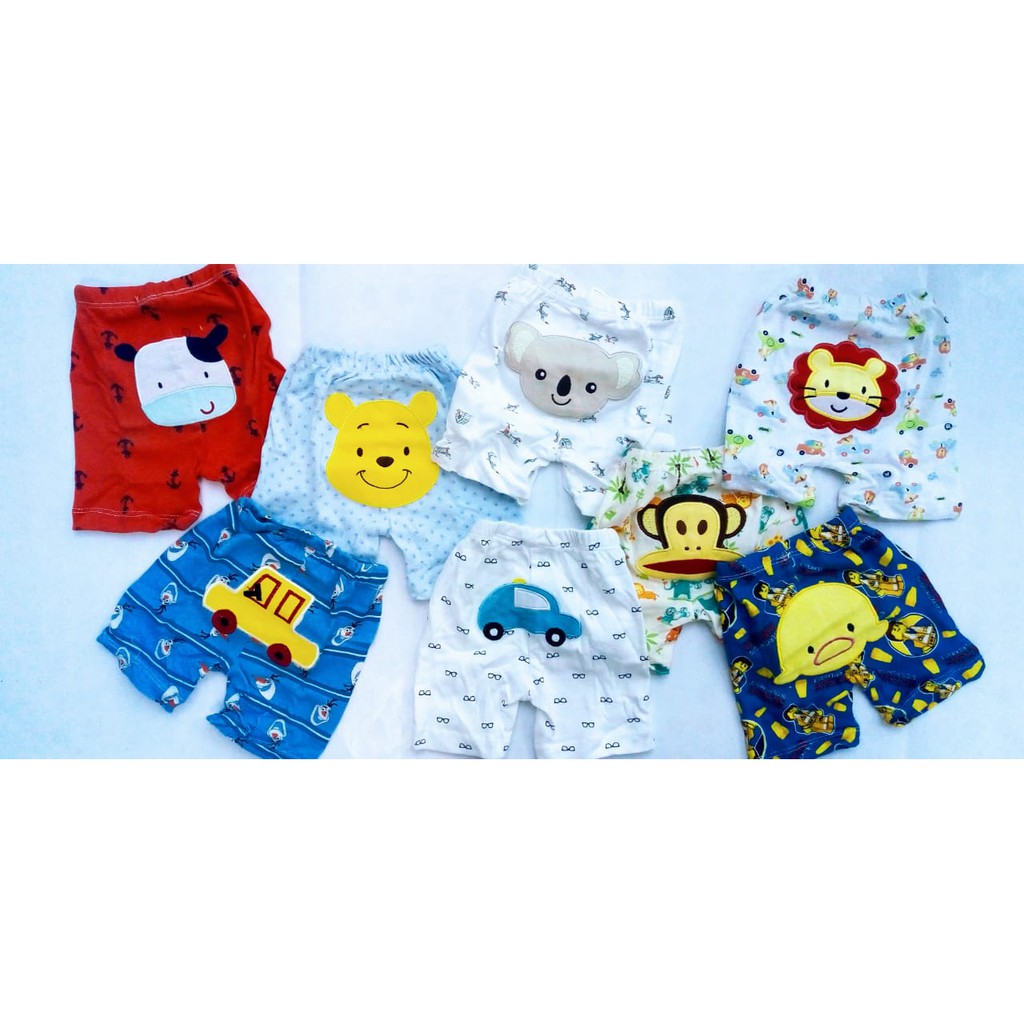 Kizzie Kids Celana Pendek Motif / Celana Pendek Bayi ( 1 PCS )