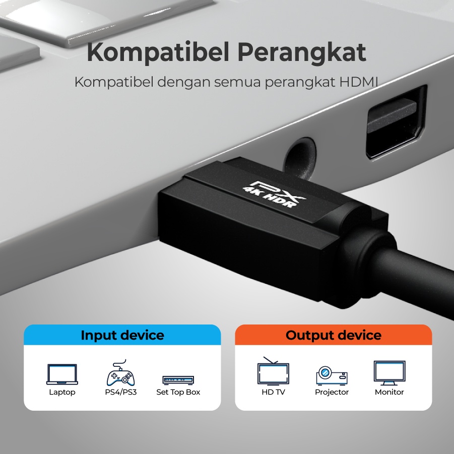 Kabel HDMI 4K Ultra HD ARC HDMI Cable Dolby Audio PX HDMI-5MM