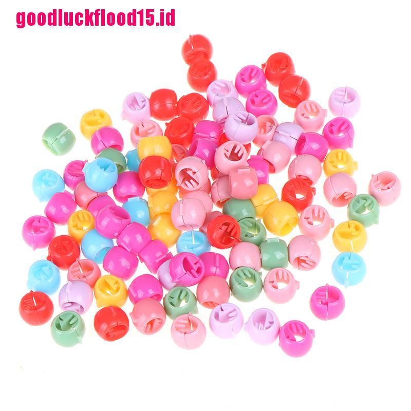 100 PCS Jepit Rambut Mini Warna Permen Untuk Wanita
