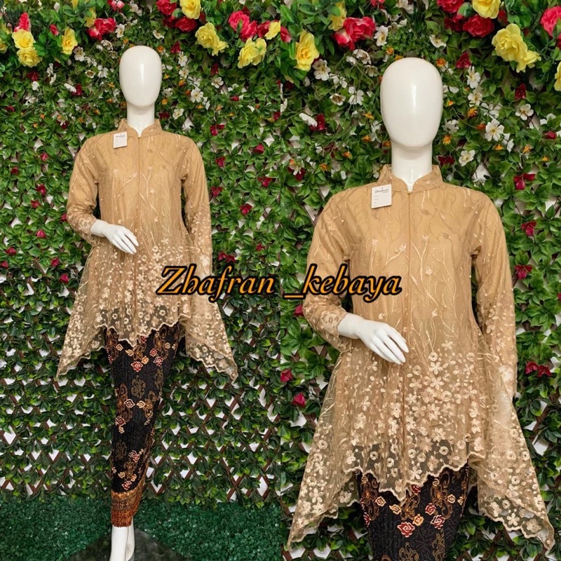 Kebaya Modern Tunik Kebaya Busui Bahan Tulle Favorite/Sanghai-8