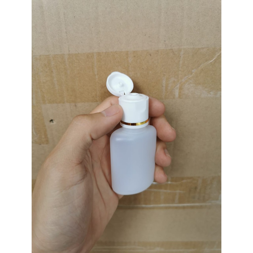 Botol DKS 30ml 30 ml. HDPE. Fliptop Flip top Putih White Toner Murah 30 60