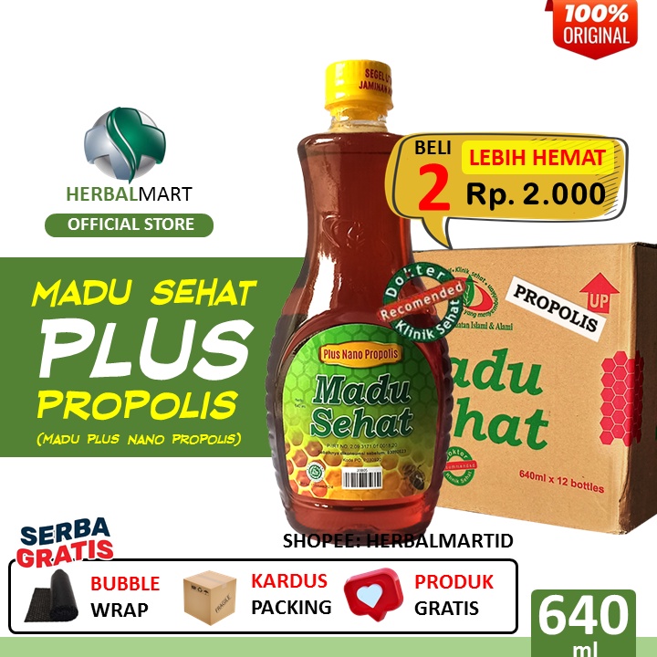 

Madu Sehat Plus Nsno Propolis / Madu Klinik Sehat 640 ml (100% Original) - READY STOCK MURAH