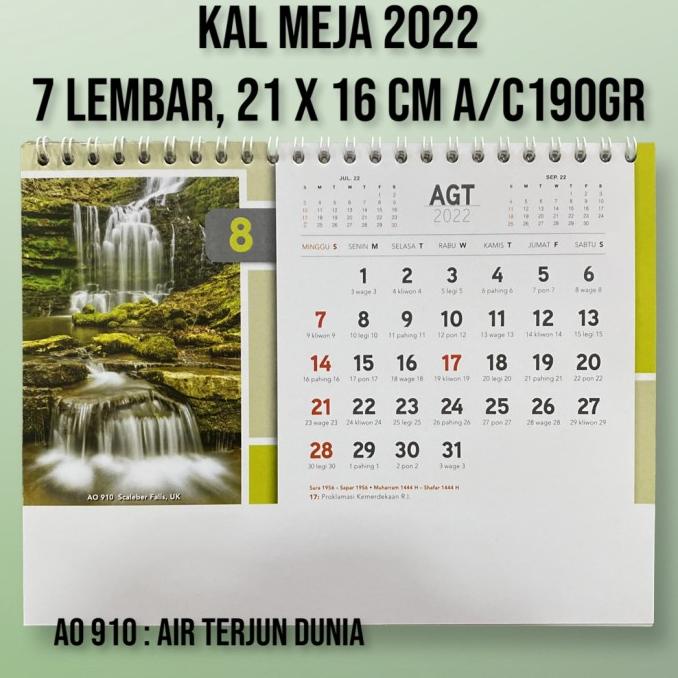 

calender Kalender Meja 2022