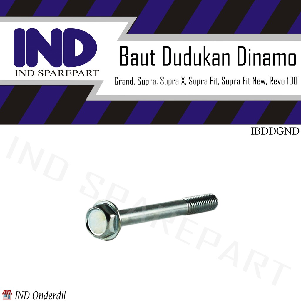 Baut/Baud Dudukan Dinamo Grand &amp; Supra &amp; Supra X &amp; Supra Fit &amp; Supra Fit New &amp; Revo 100