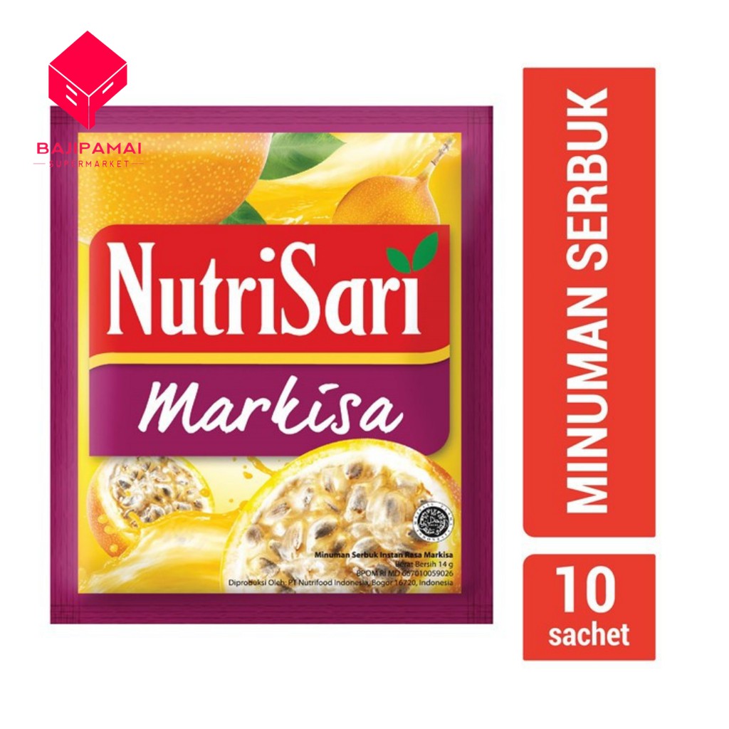 

NUTRISARI RASA MARKISA ISI 10 @ 14 GR