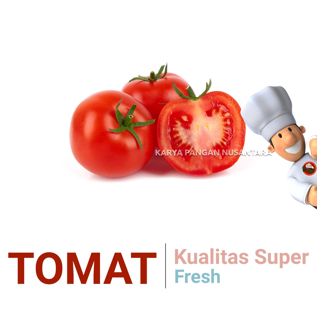 

TOMAT SAYUR MERAH SEGAR 250 GRAM KUALITAS SUPER TOMAT MERAH FRESH