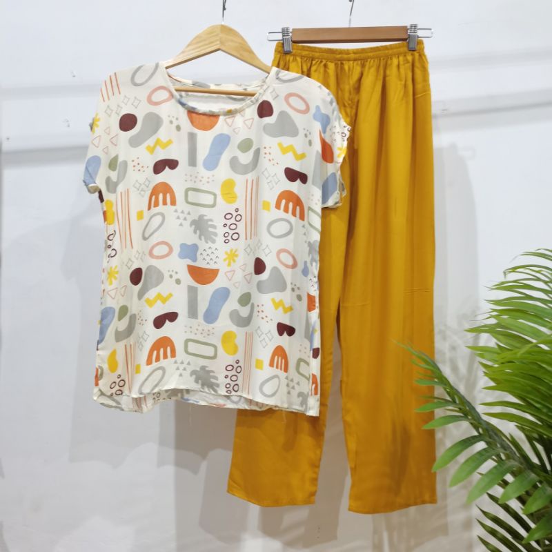 BABYDOLL RAYON PANJANG| BABYDOLL MURAH | BAJU RUMAHAN-Panjang 20
