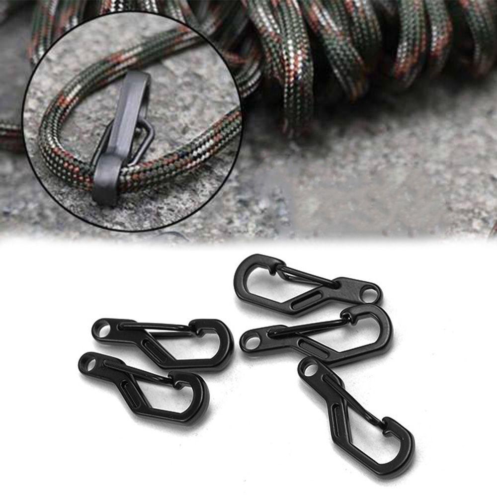 Nanas 4 /8pcs D Carabiner Gantung Gesper Kait Luar Ruangan Safety Travel Tools Camping Keyring