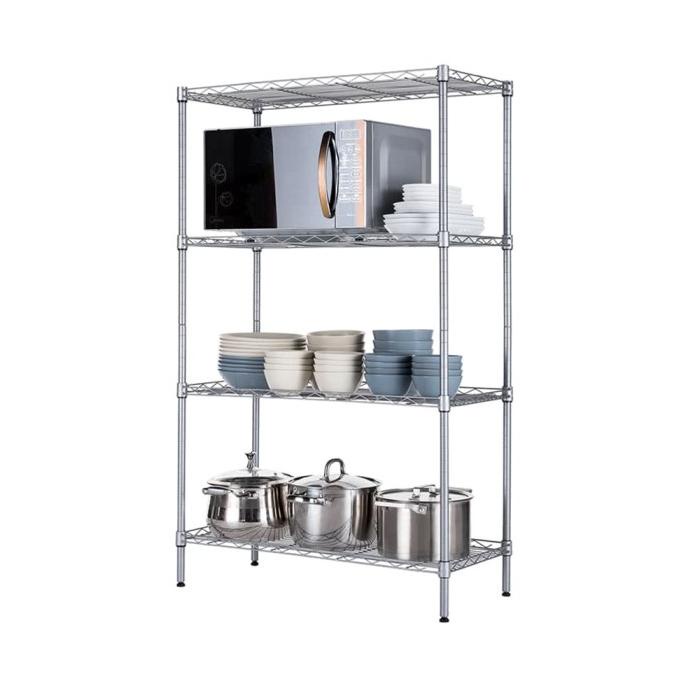 =====] Krisbow Rak Besi Serbaguna 4 Tingkat