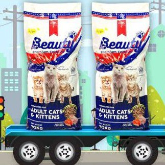 BEAUTY 20kg makanan kucing beauty 20kg Expedisi