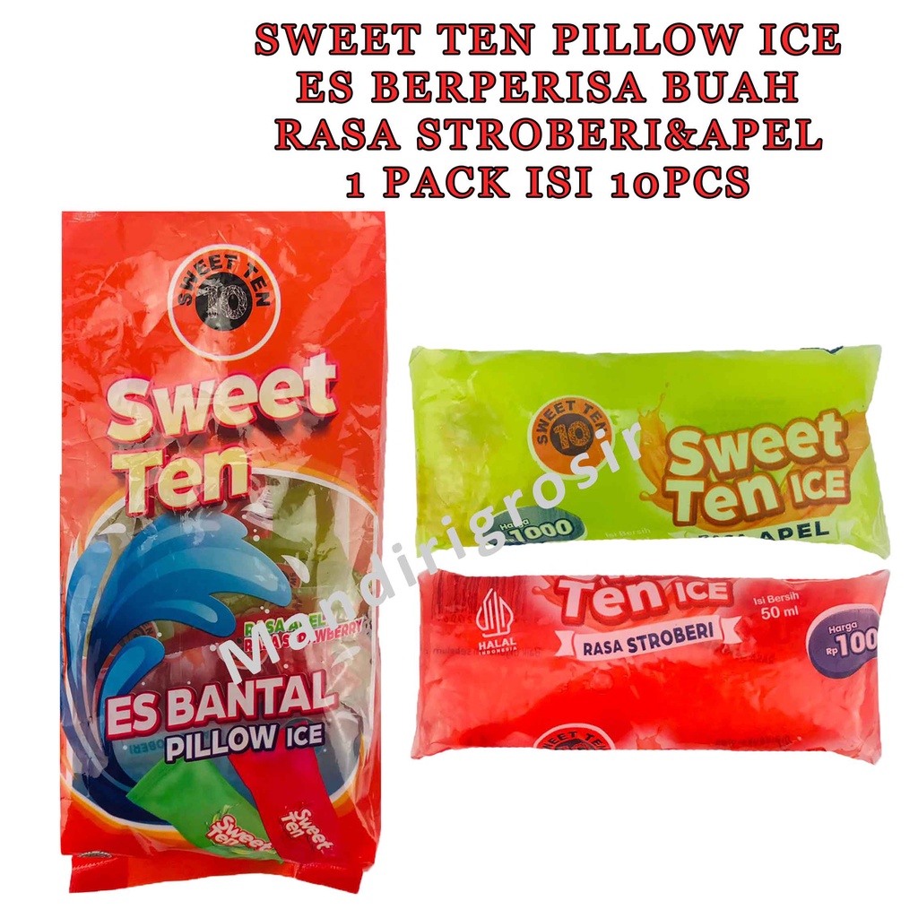 1 Pack Es Berperisa Buah-Buahan * Sweet Ten Ice * Stick Ice * Ice Cup * Pillow Ice