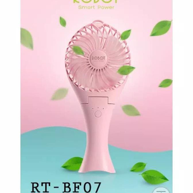 (READY COD) Vivan Robot Power Bank RT BF06 2000Mah Portable Kipas Angin Mini Fan BOOM SALE