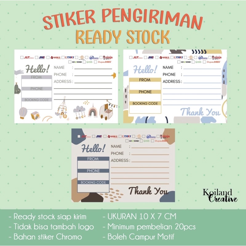 

Stiker Pengiriman Online Shop