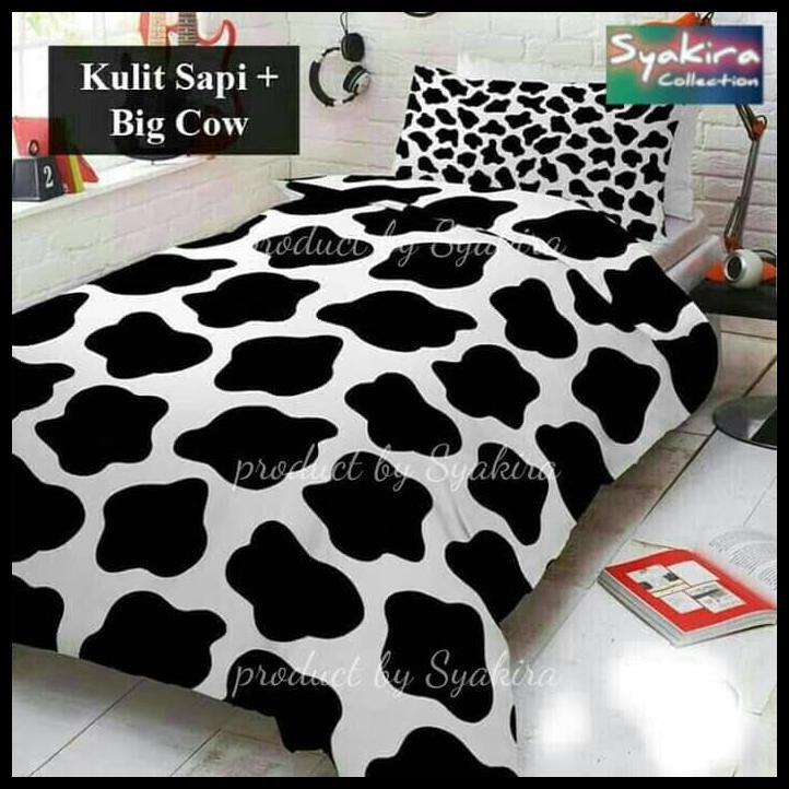 SPREI KATUN MOTIF KULIT SAPI & BIG COW UKURAN 90X200