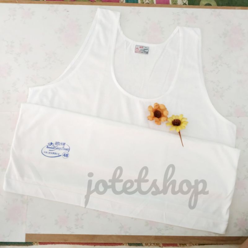 kaos singlet Swan Brand ukuran 48 kaos dalam Pria size besar Jumbo Big termurah