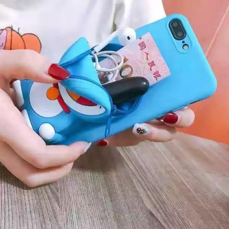 INFINIX HOT 12I/ HOT 11/ HOT 11S/ HOT 9 PLAY/ SMART 4/ SMART 5/ SMART 6 NFC/ SOFT CASE KARAKTER DISNEY KARAKTER DOMPET KOIN + GANTUNGAN TALI