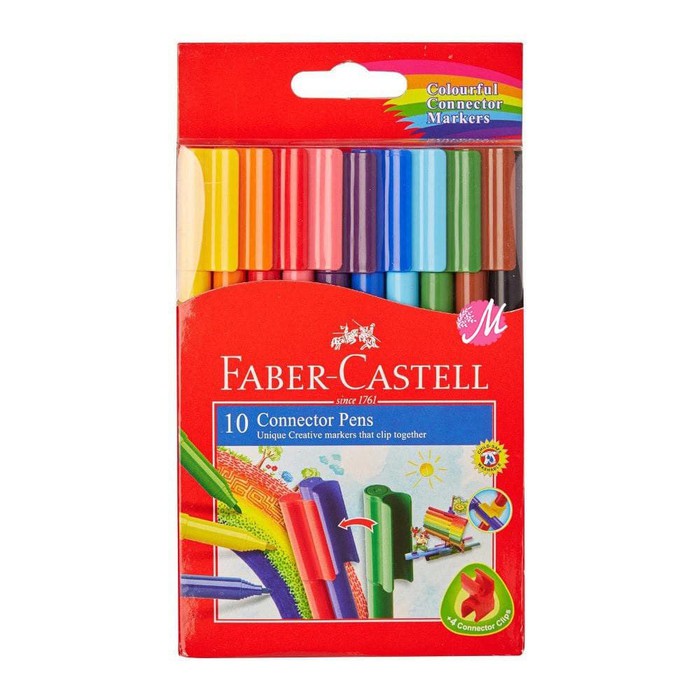 

CONNECTOR PEN SET 10 WARNA FABER CASTELL