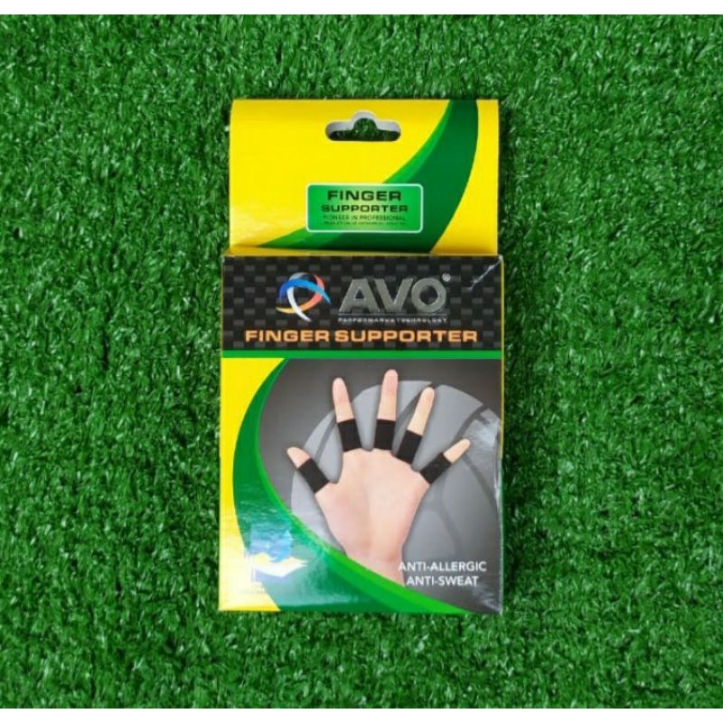 Finger Band AVO/Finger Support AVO Isi 10 pcs Original Deker Pelindung Jari Olahraga Futsal Sepak Bola