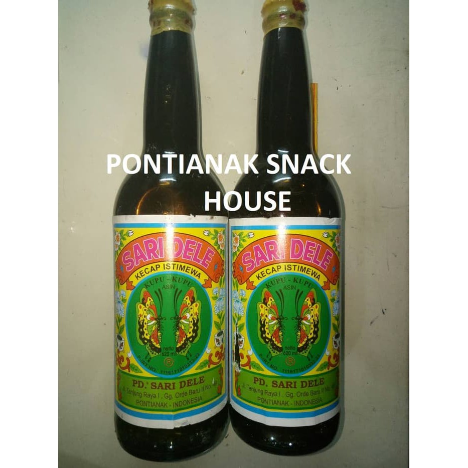 KECAP ASIN CAP KUPU-KUPU SARI DELE - KECAP ASIN NO.1 PONTIANAK
