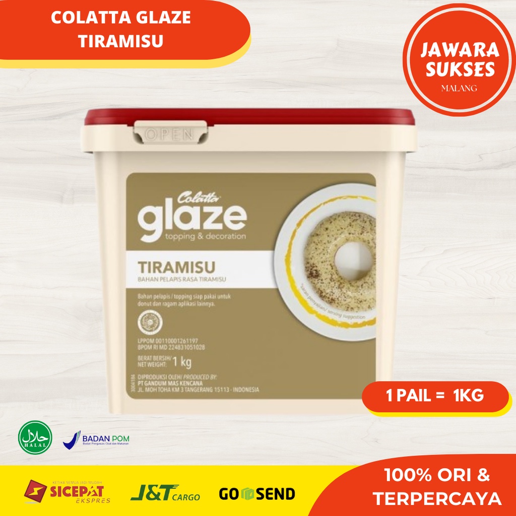 

Colatta Glaze Tiramisu 1 Kg | Olesan Topping Kue & Donat Green Tiramisu