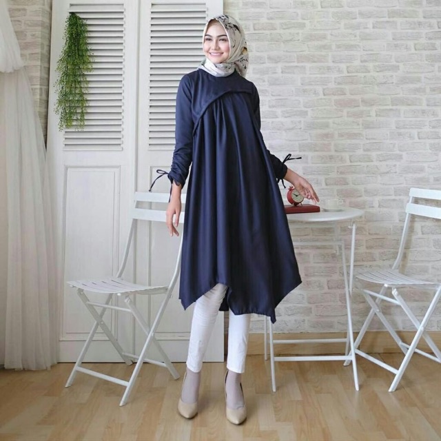 FC- ELISYA TUNIK / BLOUSE WANITA MUSLIMAH TERBARU