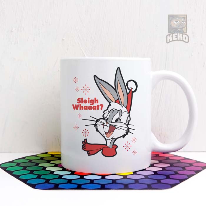 Mug Keramik BUGS BUNNY Sleigh Whaaat Giant Coffee