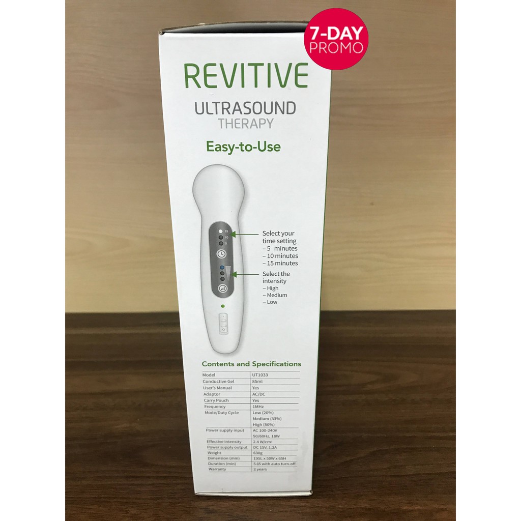 Revitive Ultrasound / Ultralieve Ultrasound Therapy Device READY STOCK
