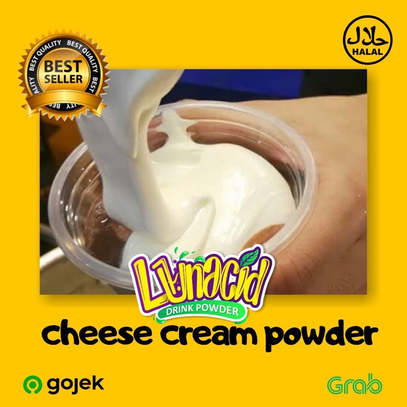 serbuk toping rasa cheese cream/Powder Cheese Cream/bubuk minuman Topping rasa PREMIUM CHEESE CREAM/