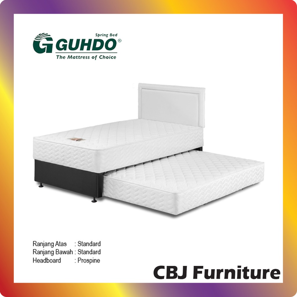 Guhdo Kasur Springbed 2 in 1 Standard - Full Set Prospine - Khusus Jabodetabek