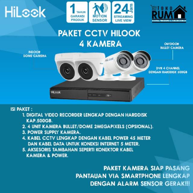 Paket CCTV 4 kamera