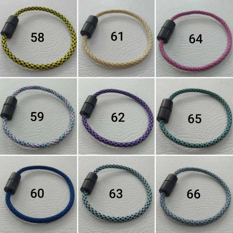 Gelang Paracord simple buckle Gelang Paracord 4 mm Gelang Couple Gelang Bracelet