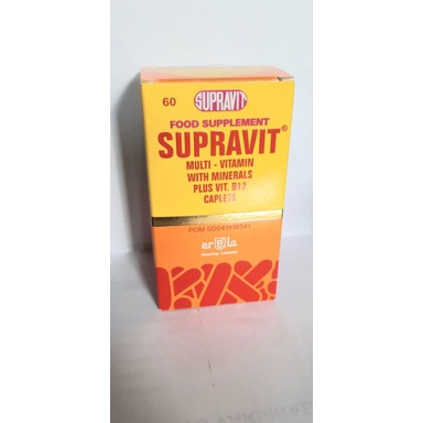 Supravit Food Supplement multi vutamin 60 capsul