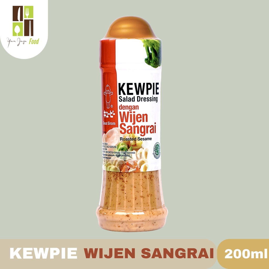 KEWPIE SAUS SIRAM WIJEN SANGRAI / TOMAT PEDAS / CAESAR / THOUSAND ISLAND / KECAP JEPANG SALAD DRESSING 200ML