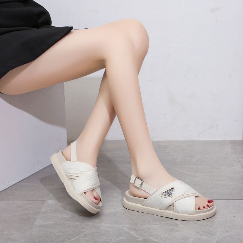 Sandal Wanita 0104900 Sandal Wanita Import Nappa Tali Belakang