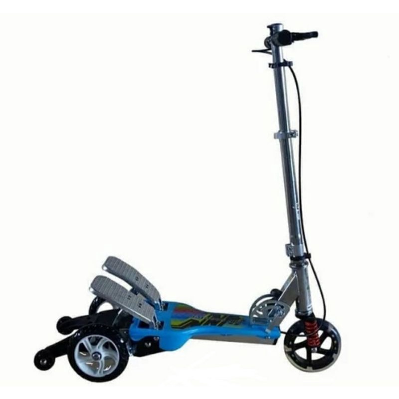 Otopet Besi Scooter Skuter Injak Alloy RMB Musik dan Lampu Scooter Skuter Injak Dobel Pedal Otopet D