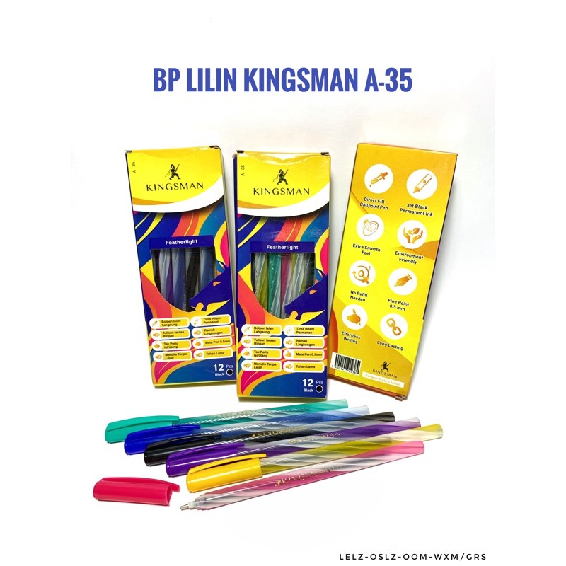 

PulpenLilinKingsman(harga/lusin)