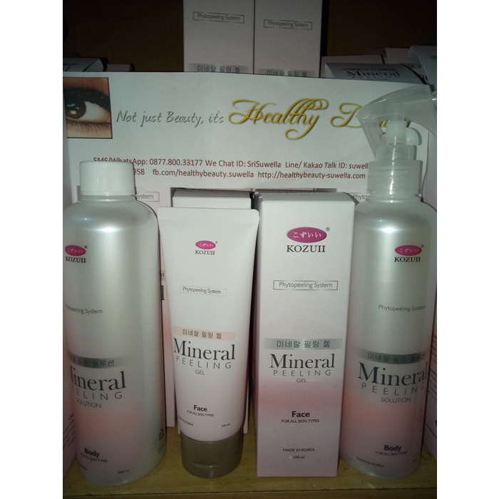 Kozuii Mineral Peeling 1/2 Paket Asli Jaco 038