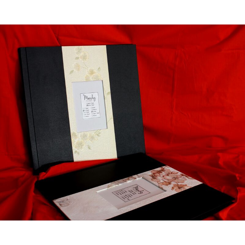 ALBUM PHOTO MAGNETIC/ LUBANG 4R/ 10 SHEET/ WHITE SHEET/ JUMBO