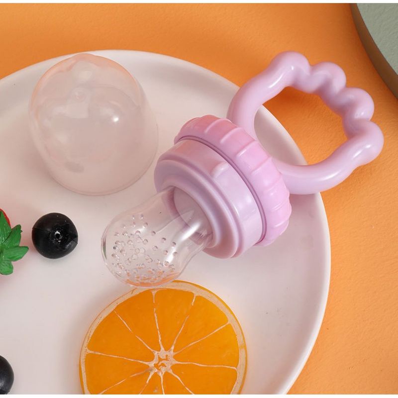 Food feeder bayi empeng buah / fruit feeder baby MPASI-Lilac