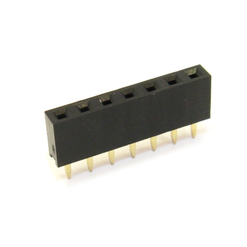 Header Female 1X7 Pin p 7p 2.54mm single Row lurus 1x7p 1 x 7 pcb