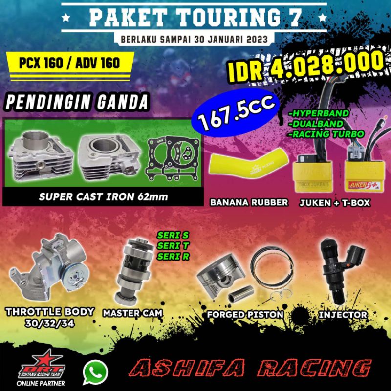 PAKET TOURING 7 BRT PCX 160 & ADV 160
